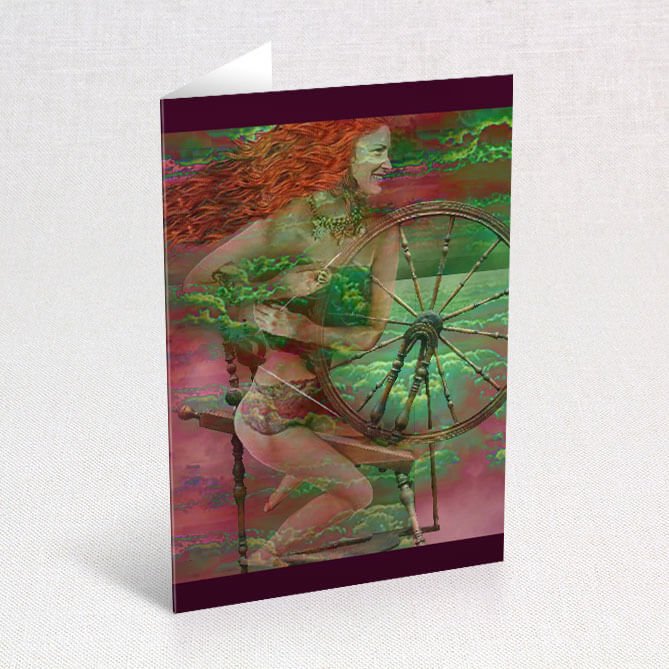 Suns Eye Deity Goddess & Symbolic Greeting Cards