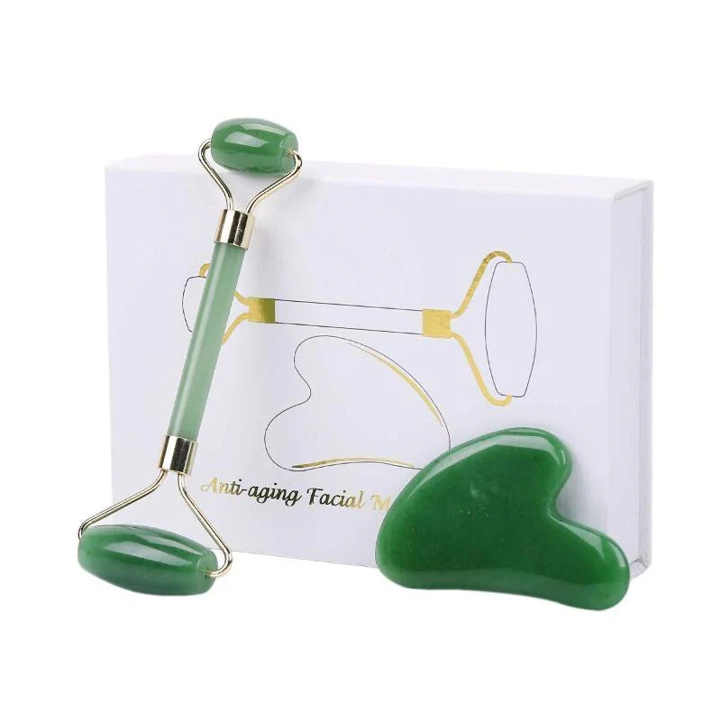 Crystal Gua Sha & Roller Set