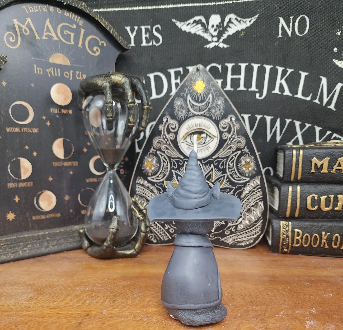 Scented Witch Hat Cat Candle