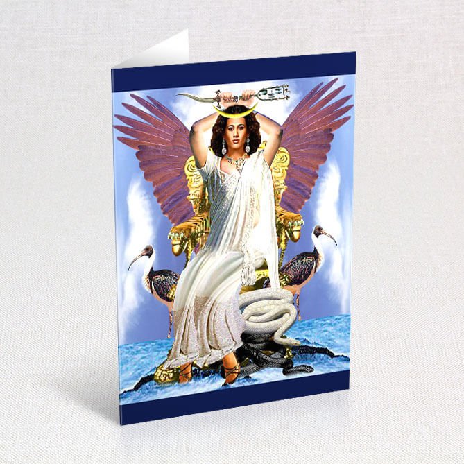 Suns Eye Deity Goddess & Symbolic Greeting Cards