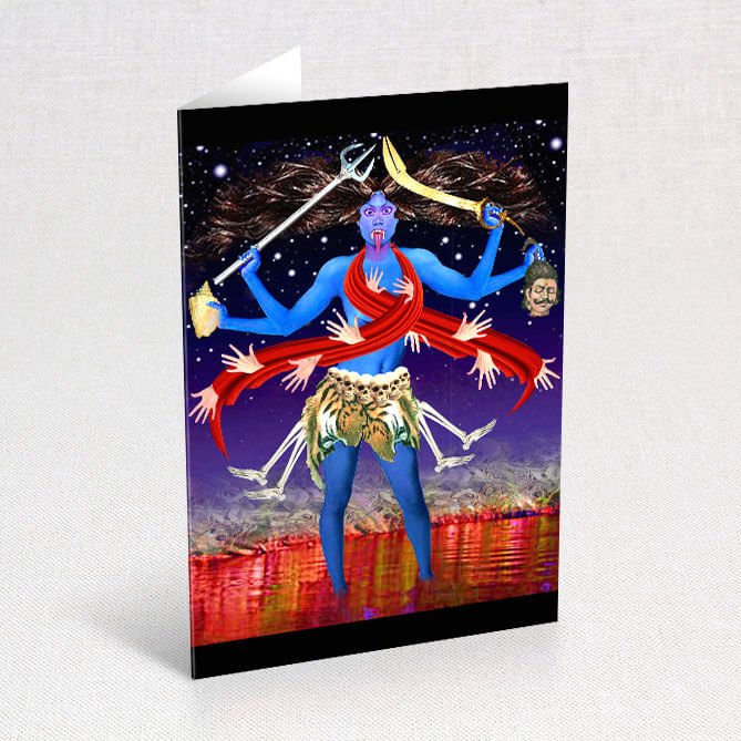 Suns Eye Deity Goddess & Symbolic Greeting Cards