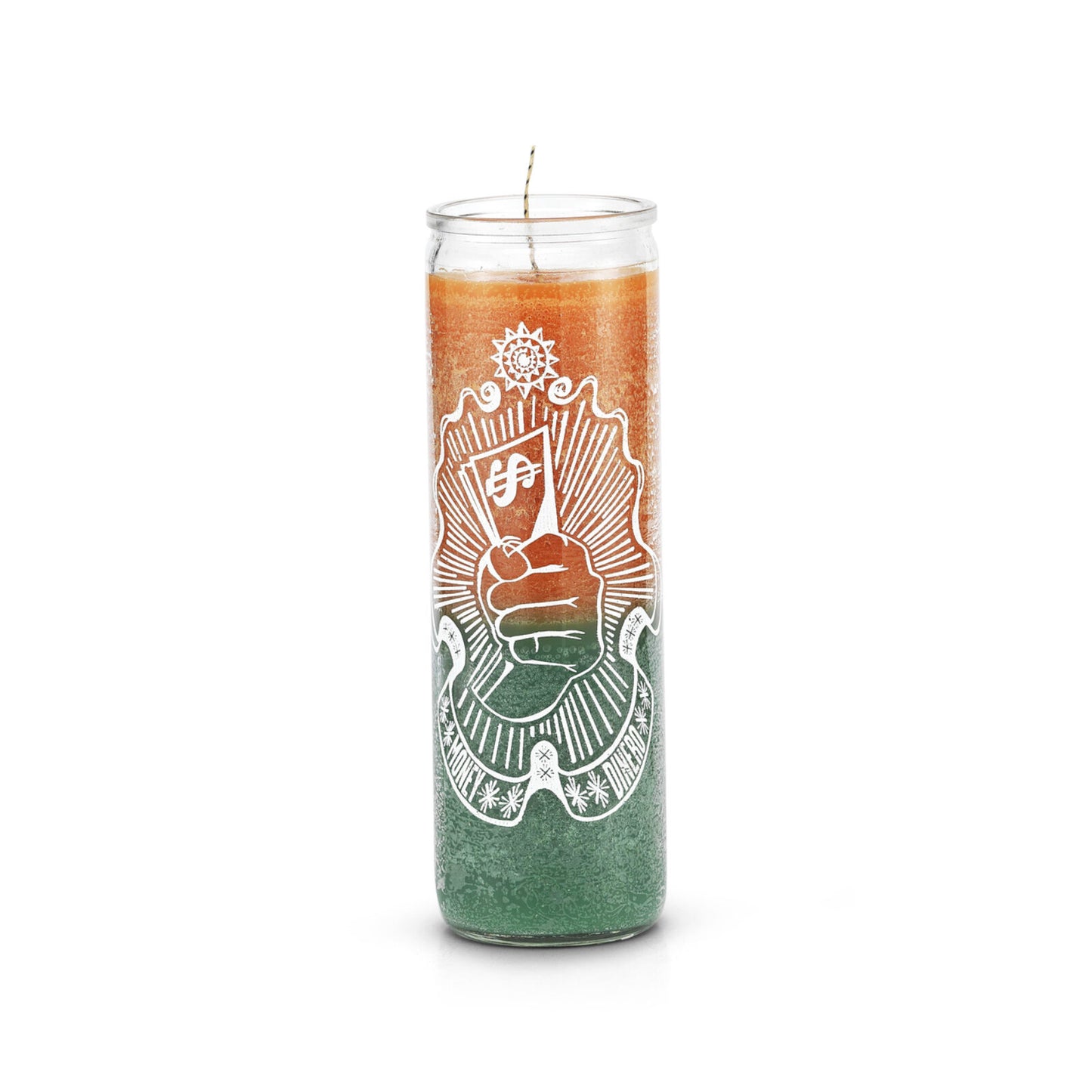 Money Drawing Multicolor 7 Day Prayer Candle