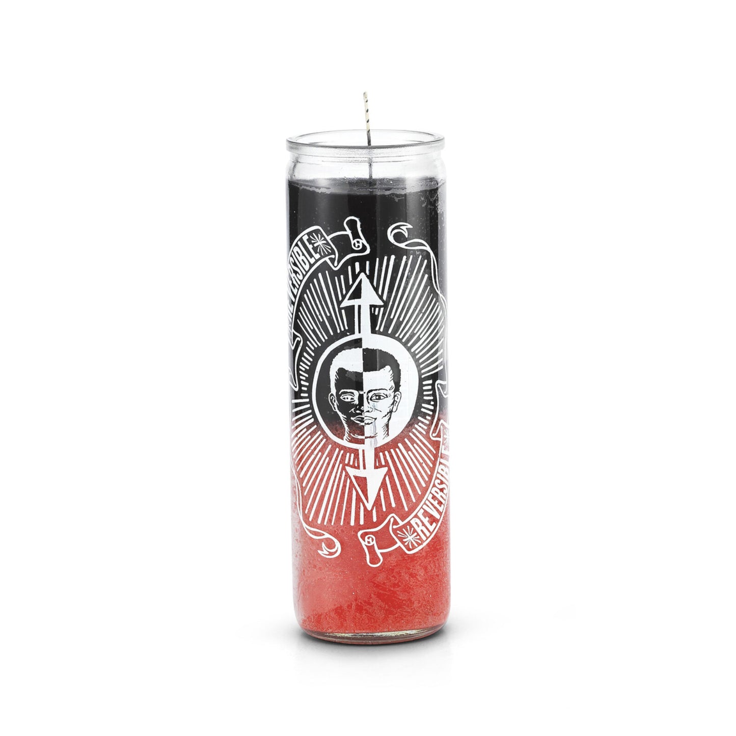Double Action Reversible Multicolor 7-day jar candle