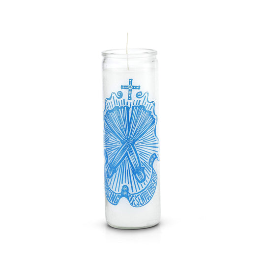 Uncrossing 7 Day 1 Color Prayer Candle White