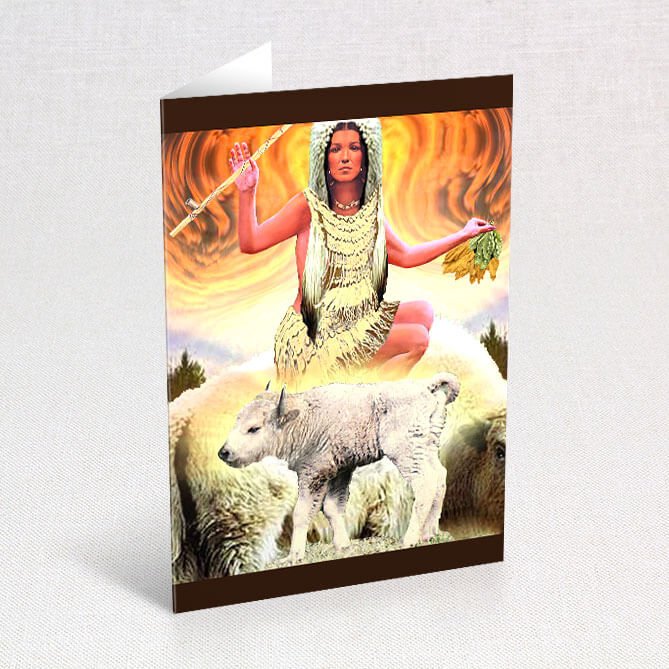 Suns Eye Deity Goddess & Symbolic Greeting Cards
