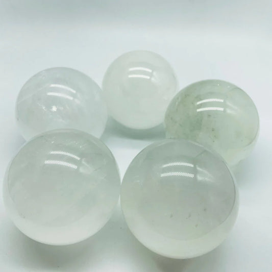 White Calcite Sphere Ball