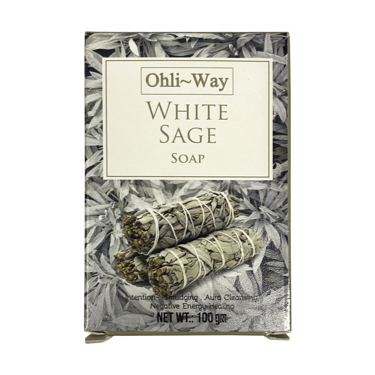 100g White Sage soap Ohli Way