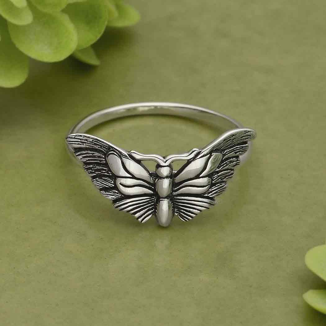 Butterfly Moth Ring