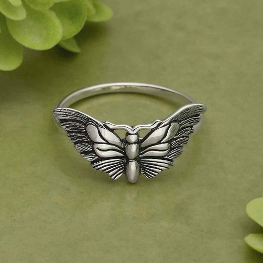 Butterfly Moth Ring
