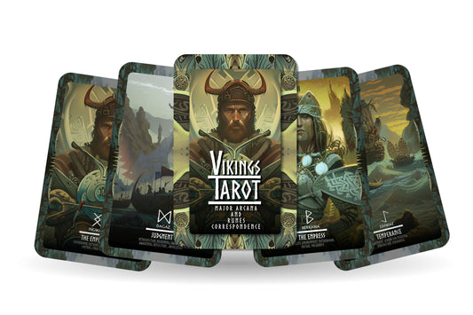 Vikings Tarot - Norse Cards - Major Arcana - Runes - Nordic