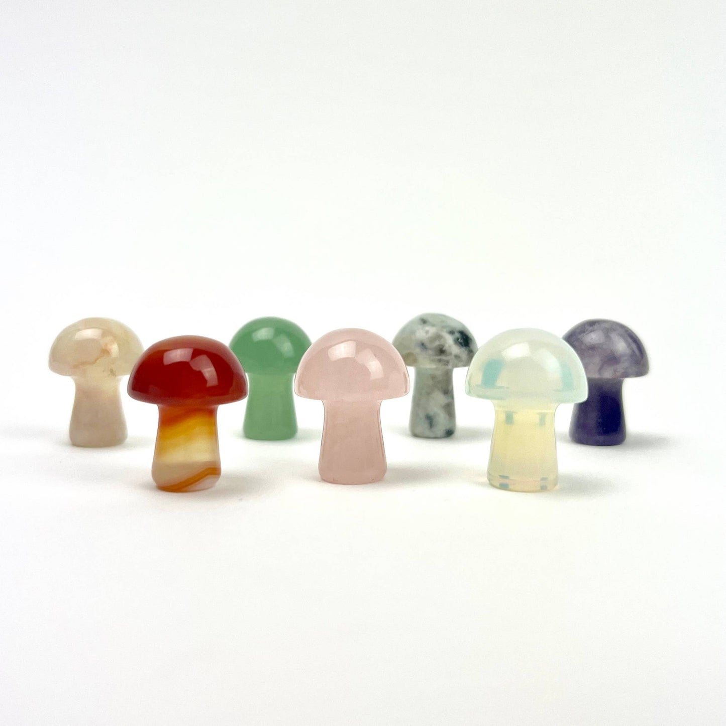 Mini Magic Mushrooms stone carving | 20mm